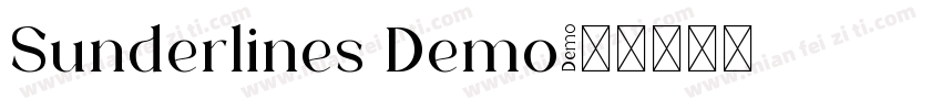 Sunderlines Demo字体转换